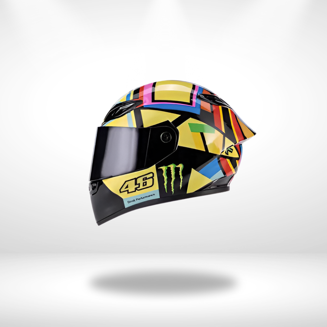 Yellow Valenttino Rossi Helmet | K1 Yellow Helmet | Teeny Helmets