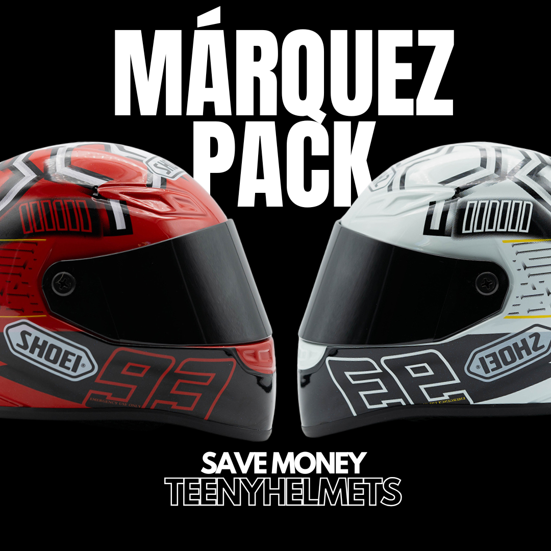 MÁRQUEZ PACK | 2 MINI HELMETS BUNDLE