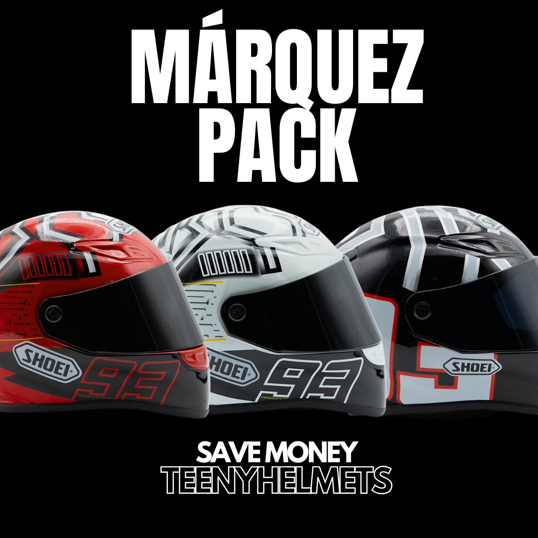 MÁRQUEZ SPECIAL PACK | 3 MINI HELMETS BUNDLE