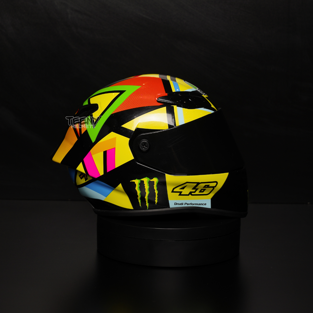 Yellow Valenttino Rossi Helemt | K1 Yellow Helemt | Teeny Helmets