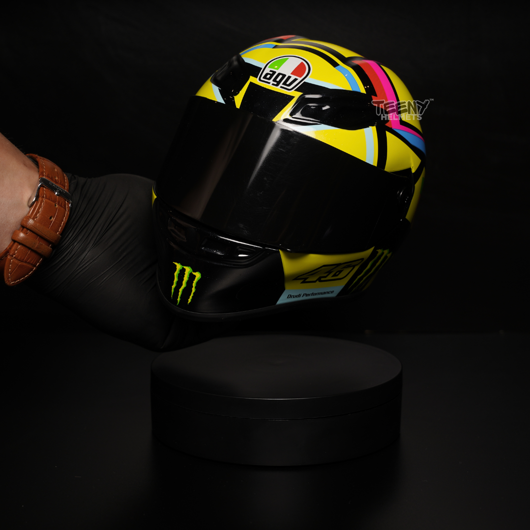 Yellow Valenttino Rossi Helemt | K1 Yellow Helemt | Teeny Helmets