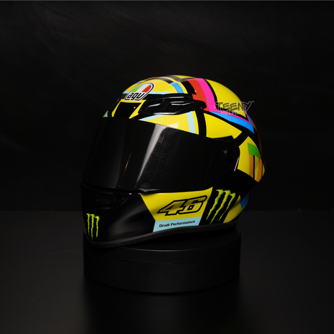 Yellow Valenttino Rossi Helemt | K1 Yellow Helemt | Teeny Helmets