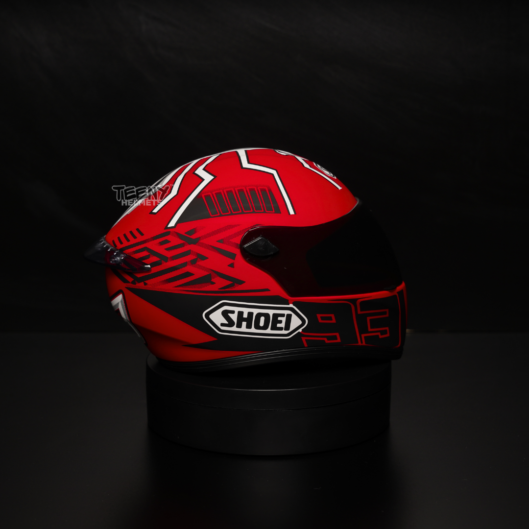 SHOEI Red Ant Helmet | Marc Márquez Helmet | Teeny Helmets