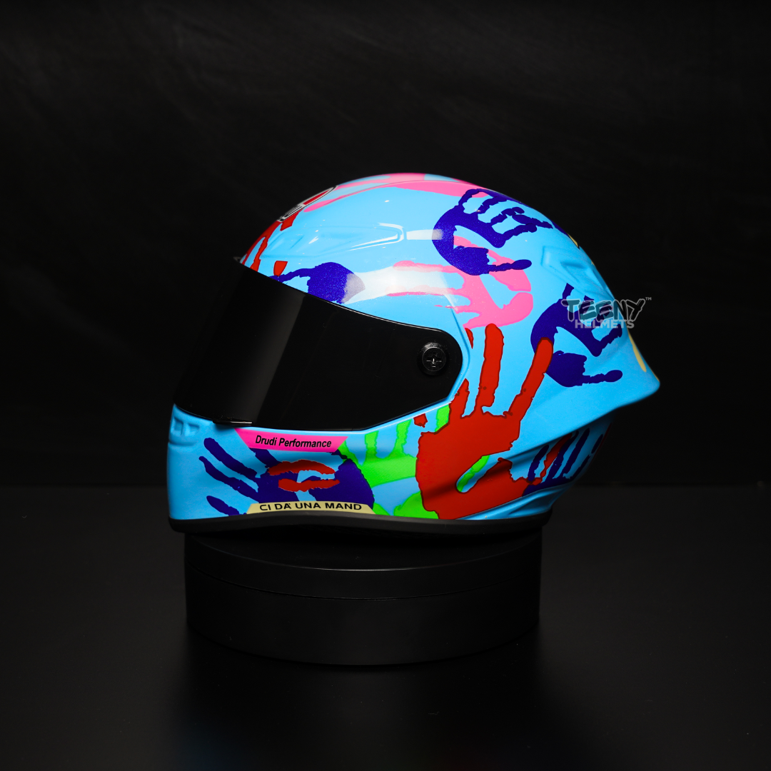 K1 Blue Palms Helmet | Blue Palms Helmet | Teeny Helmets