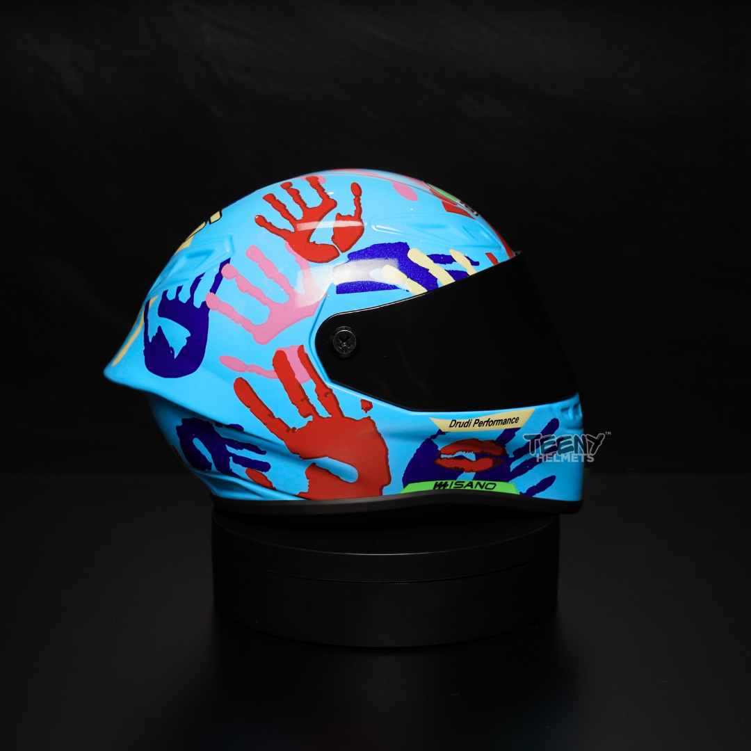 K1 Blue Palms Helmet | Blue Palms Helmet | Teeny Helmets