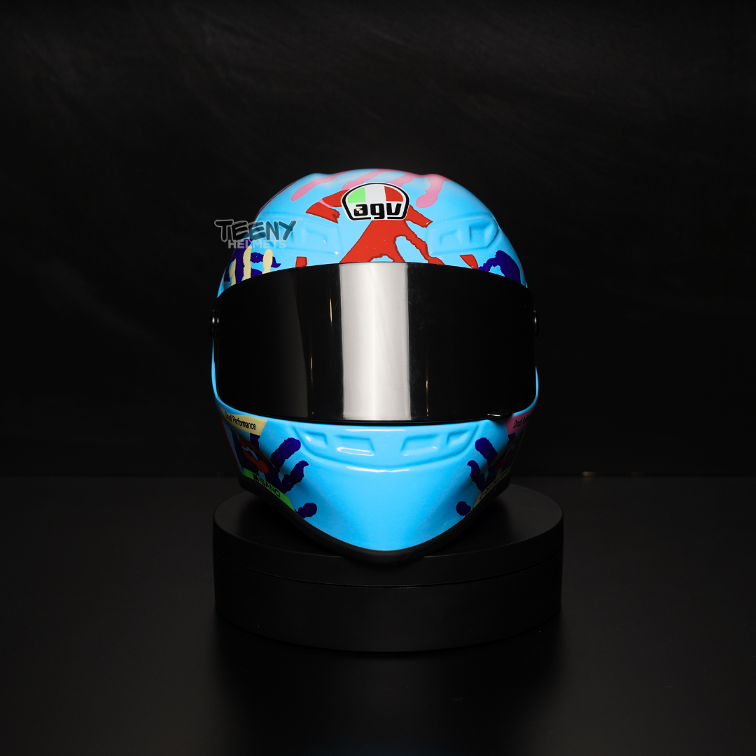 K1 Blue Palms Helmet | Blue Palms Helmet | Teeny Helmets