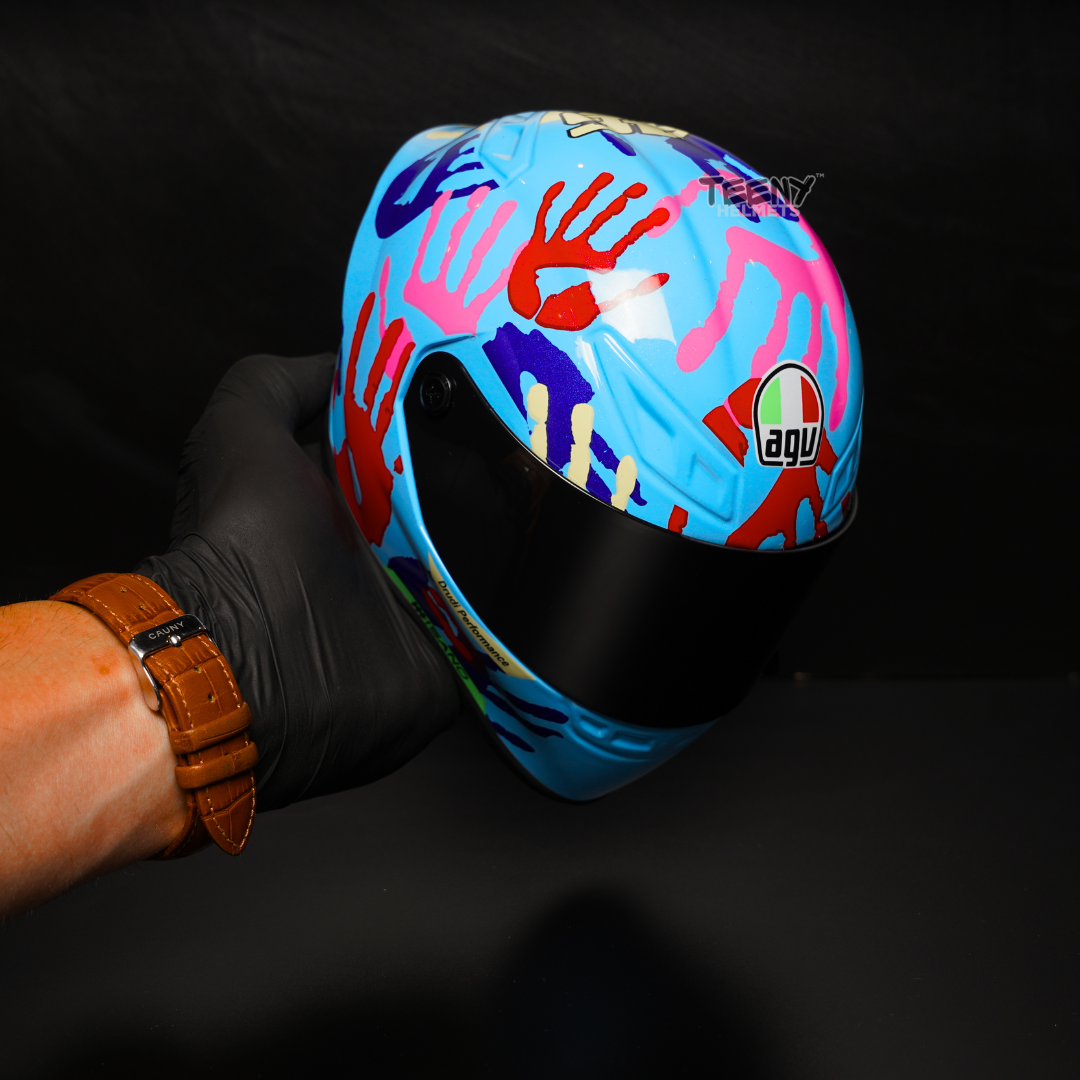 K1 Blue Palms Helmet | Blue Palms Helmet | Teeny Helmets