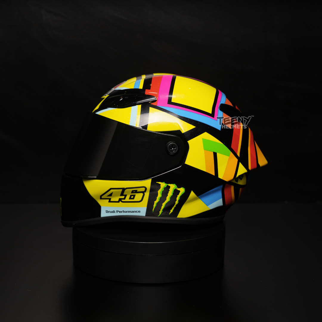 Yellow Valenttino Rossi Helemt | K1 Yellow Helemt | Teeny Helmets